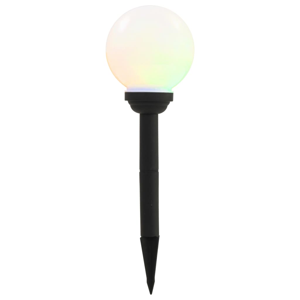 Vidaxl solarlampen 8 st led rond 15 cm rgb