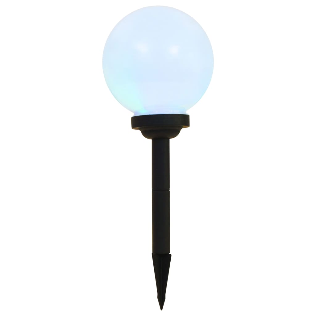 Vidaxl solarlampen 6 st led rond 20 cm rgb
