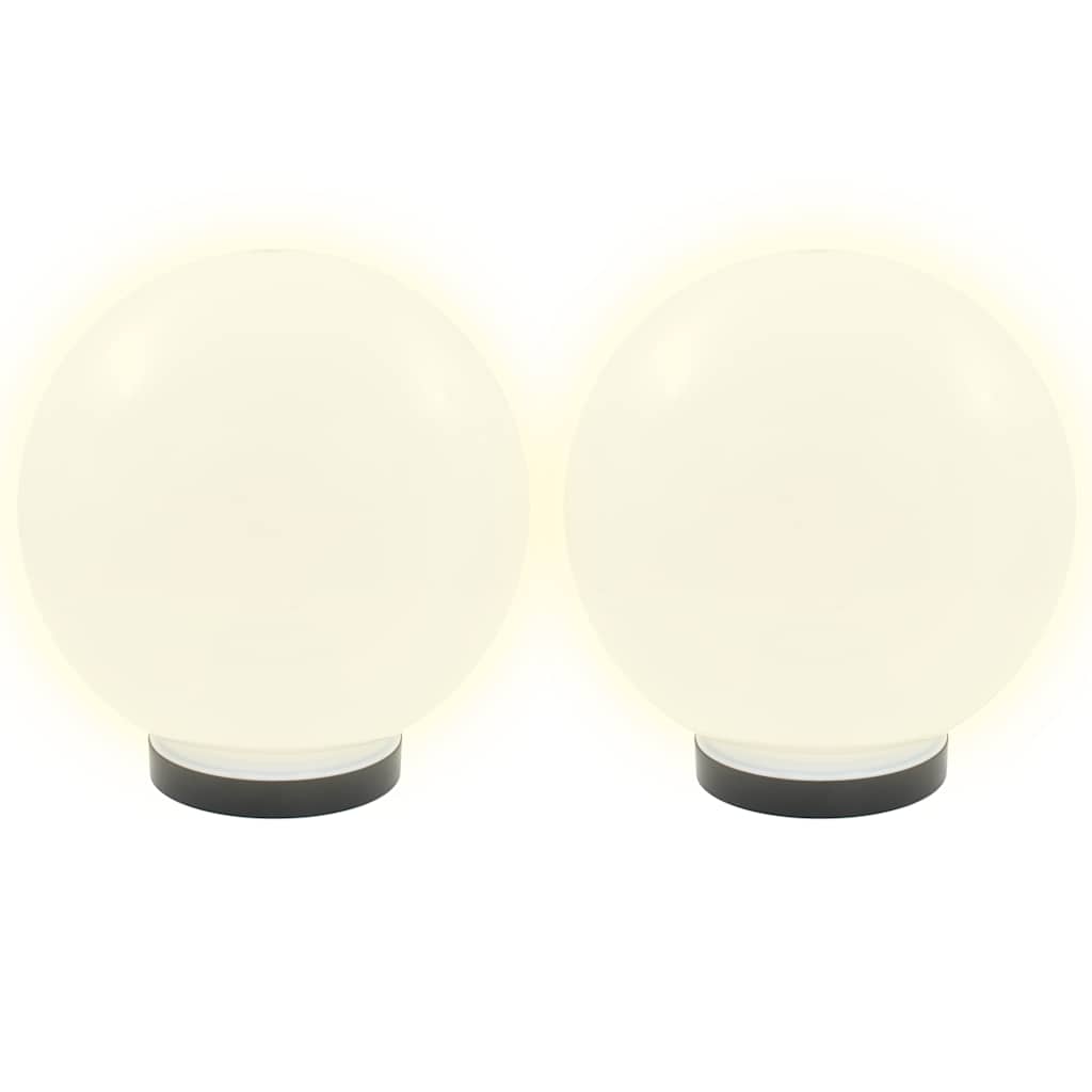 Lampade a lampadina a LED Vidaxl 4 pezzi round 25 cm PMMA