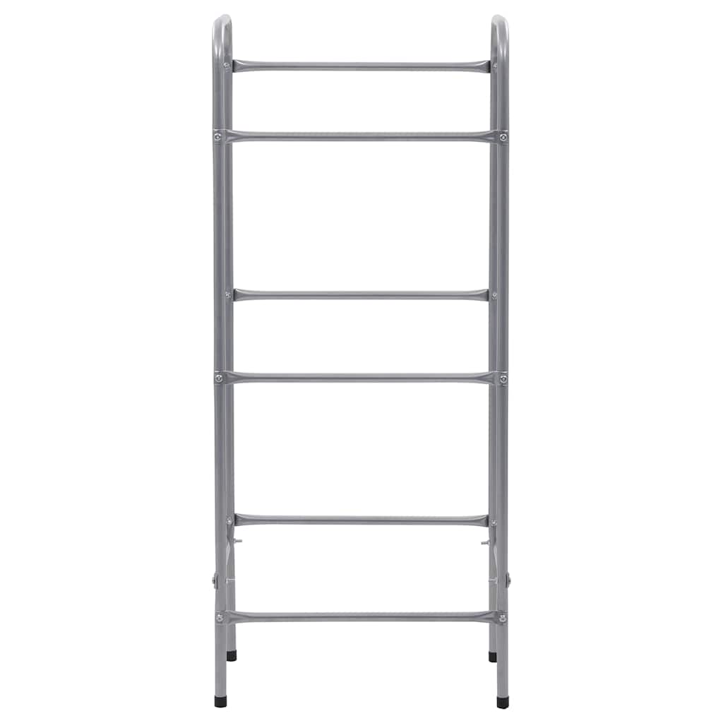 Vidaxl Storage Rack para 3 cajas 50x33x116 de acero de color plateado