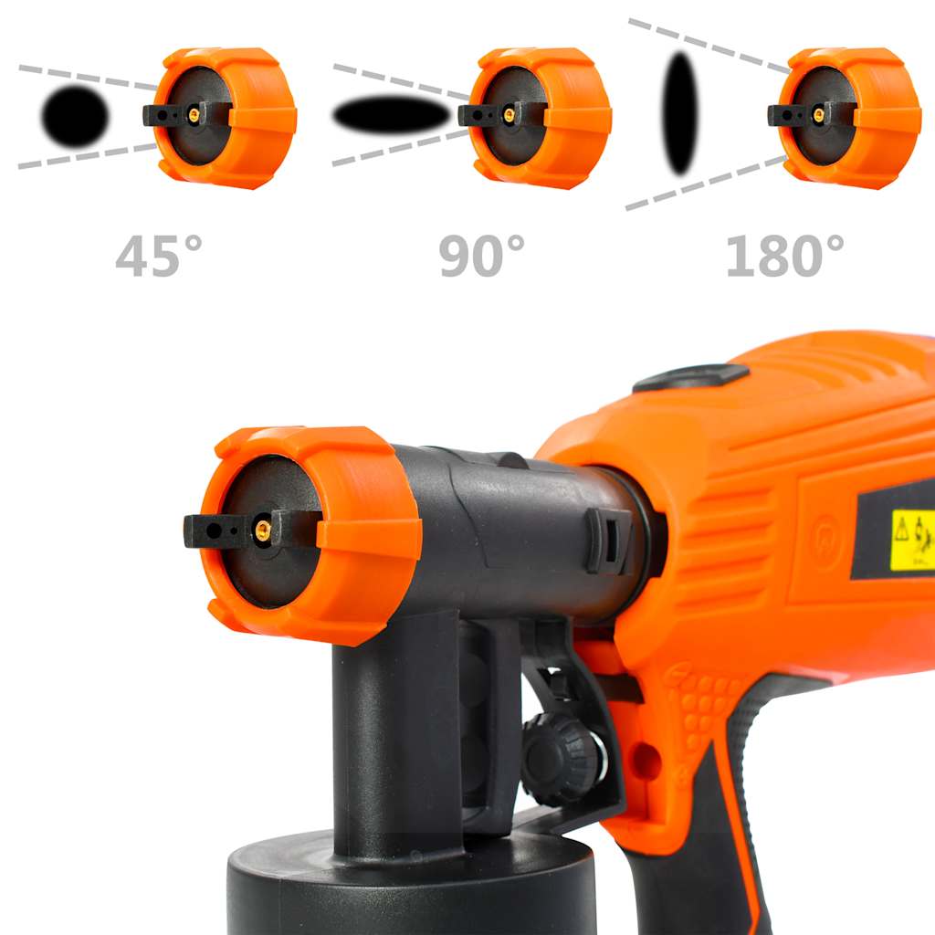 Vidaxl Pintor Sprayer Electric con 3 sin boquillas 500 W 800 ml