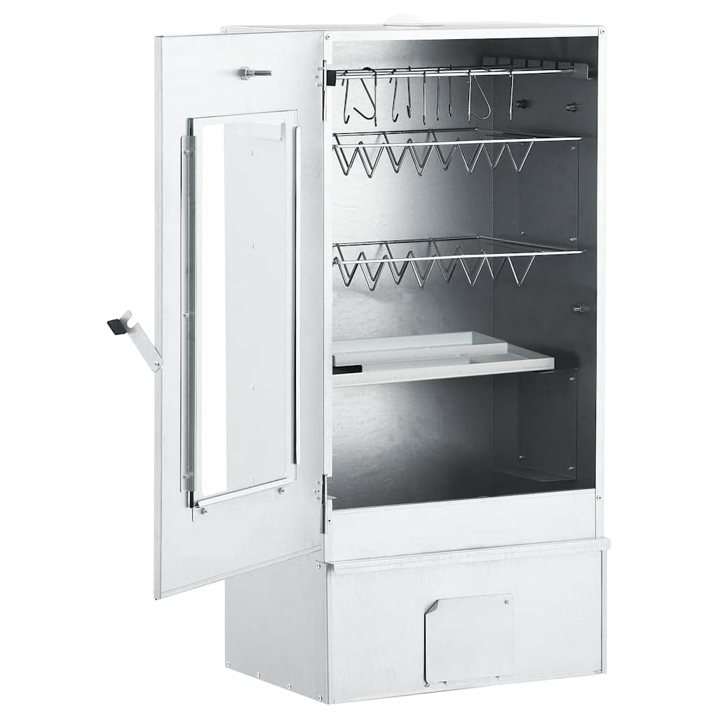 Horno fumador de barbacoa Vidaxl con chips de madera de 1 kg 44.5x29x83 cm