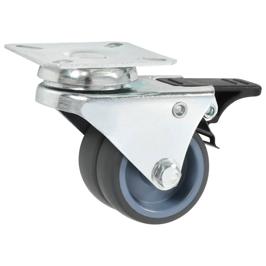 Vidaxl 8 St Wheels Double 50 mm