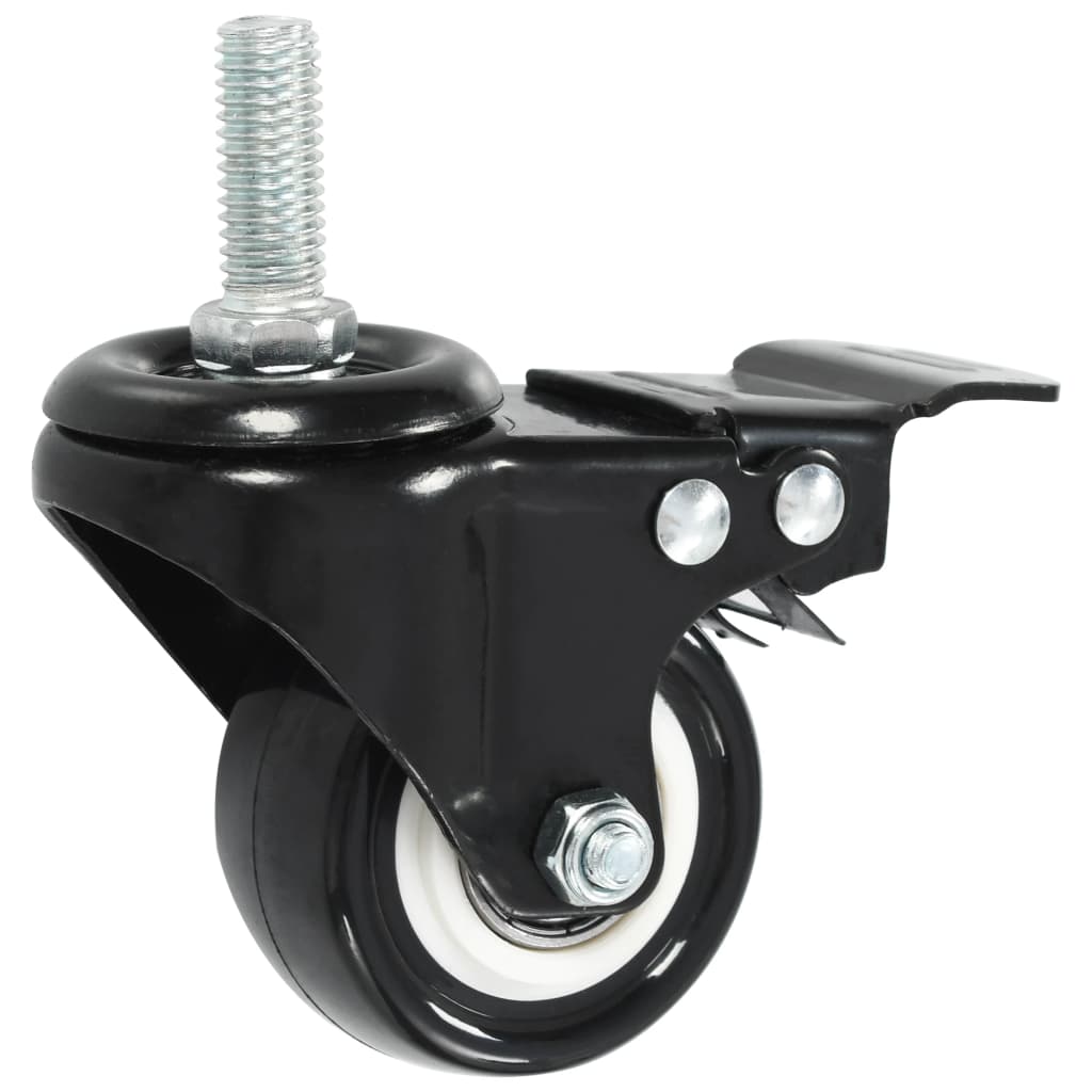 Vidaxl ruote girate 12 m con freni 50 mm