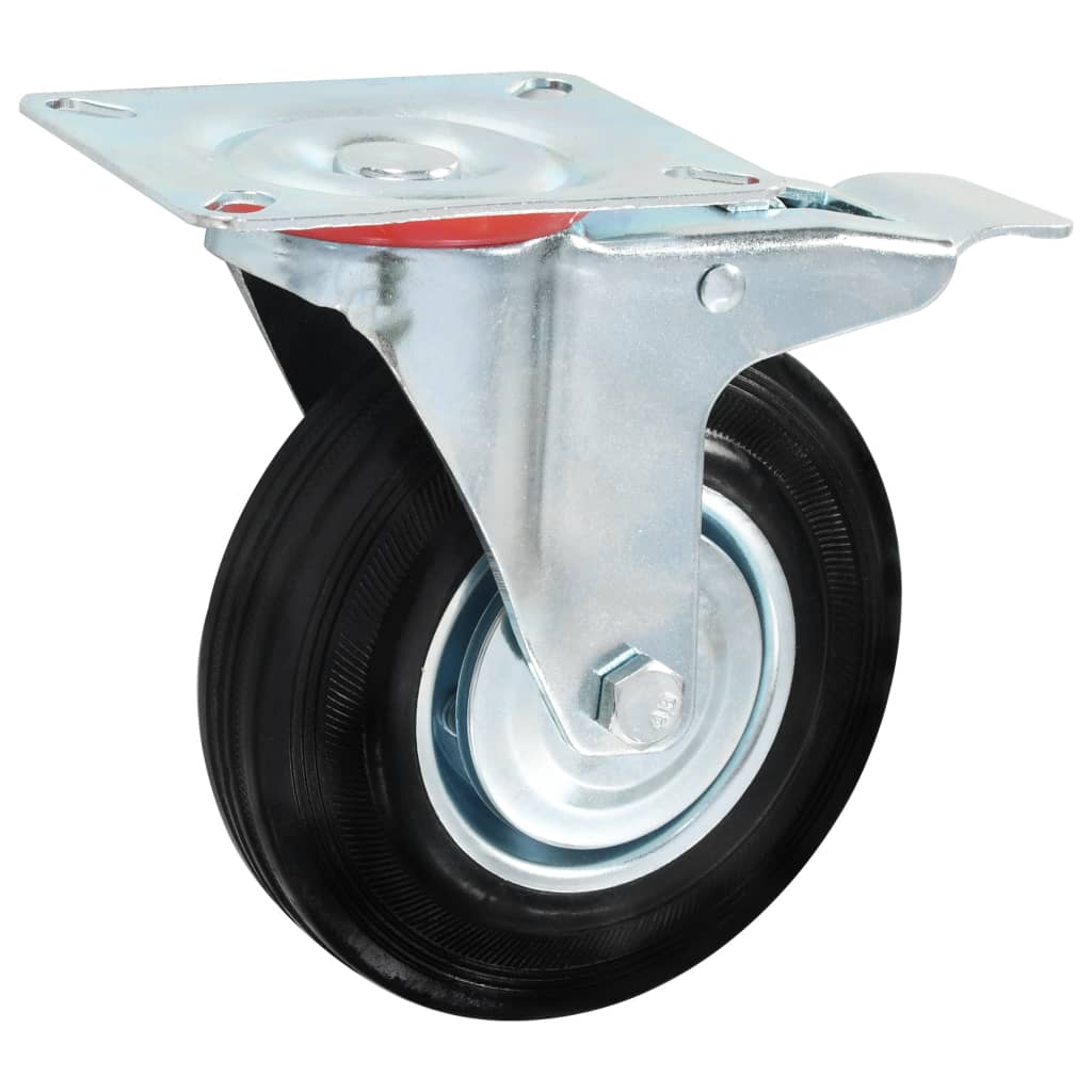 Vidaxl 8 ST giratoria Ruedas 125 mm