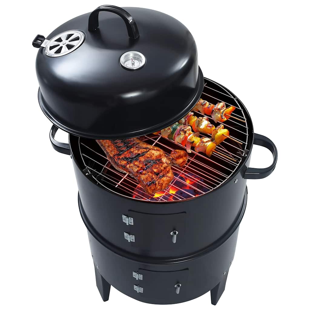 Vidaxl Smoker Barbecue Grill 3-en-1 40x80 cm