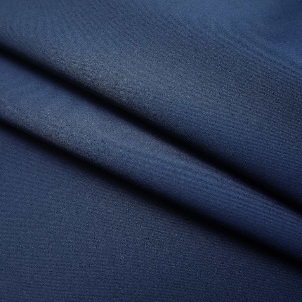 Cortinas de Vidaxl Blackout con ganchos 2 PCS 140x245 cm azul