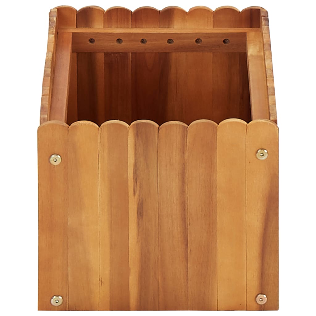 Vidaxl Planning Box recaudado 50x30x25 cm sólido acaciahout
