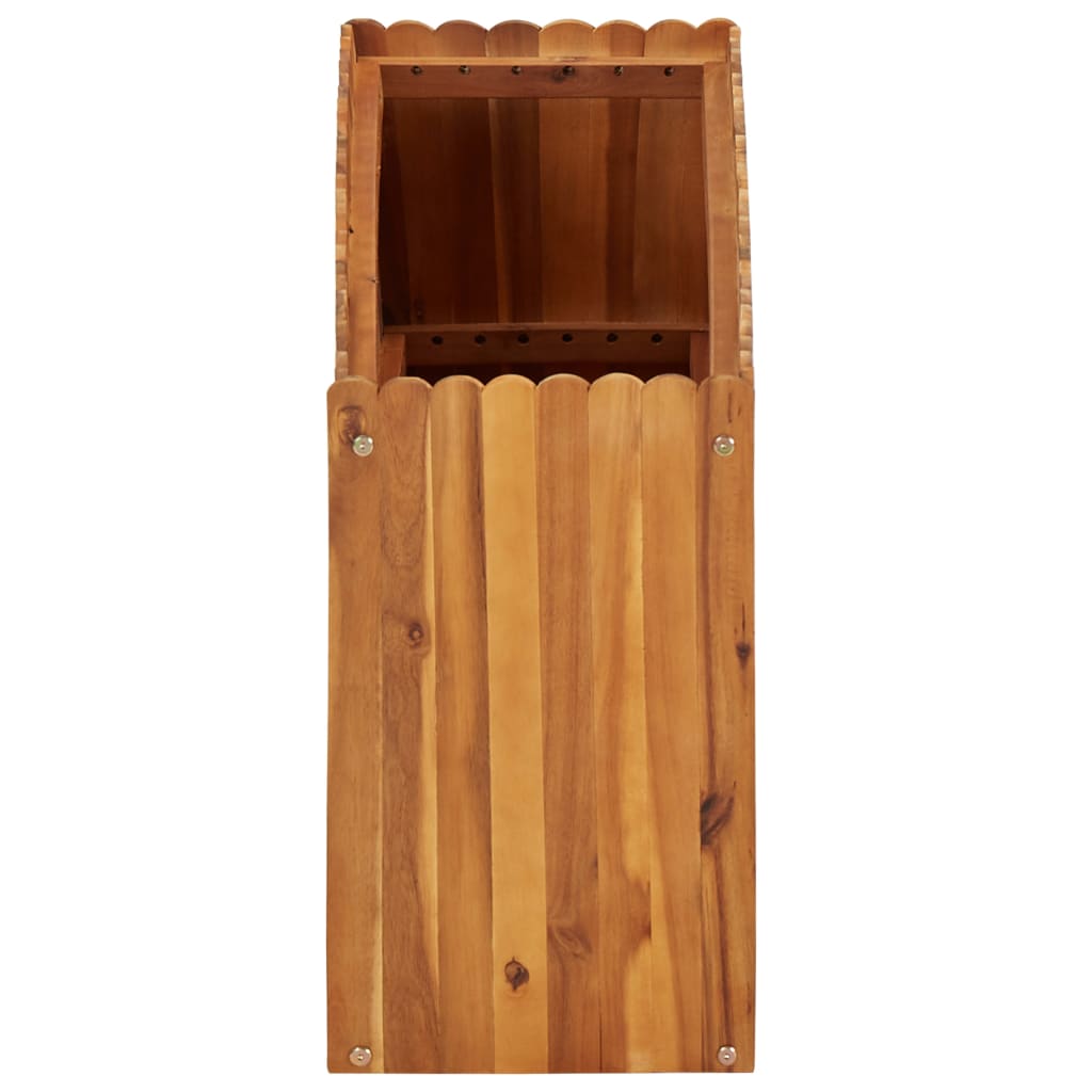 Jardinera elevada Vidaxx 100x30x50 cm madera maciza de acacia