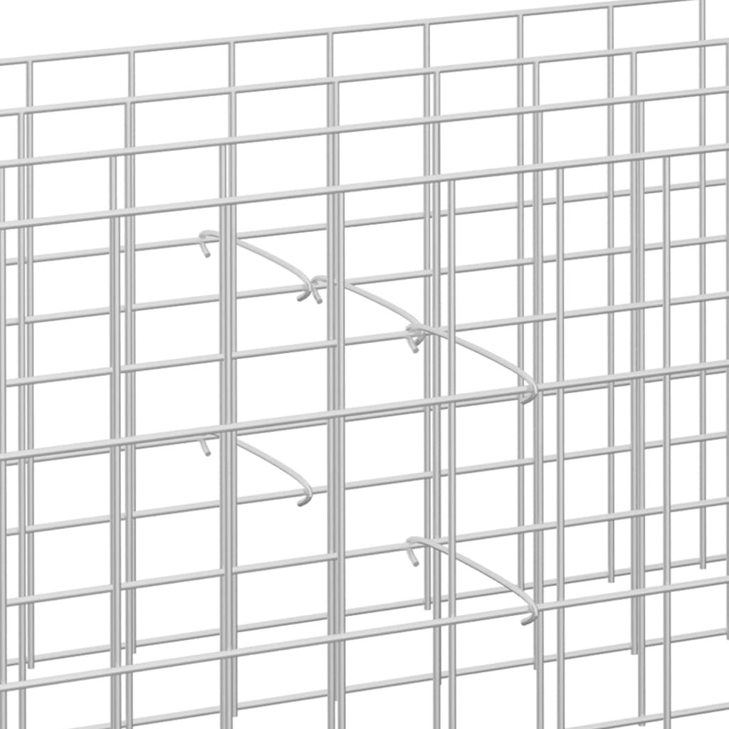 Vidaxl gabionhaken 50 st 30 cm gegalvaniseerd staal