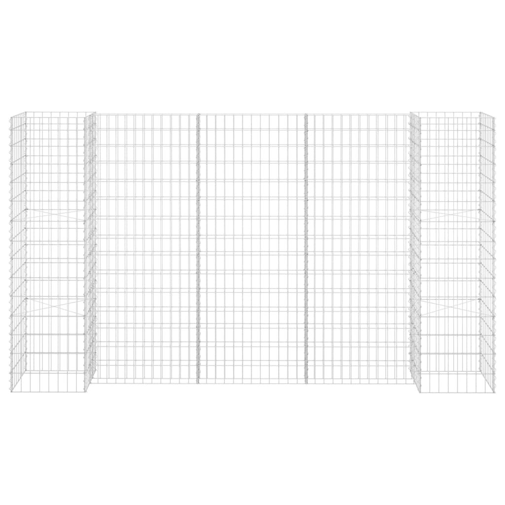 Vidaxl Gabion Planning Box a forma di H-260x40x150 cm