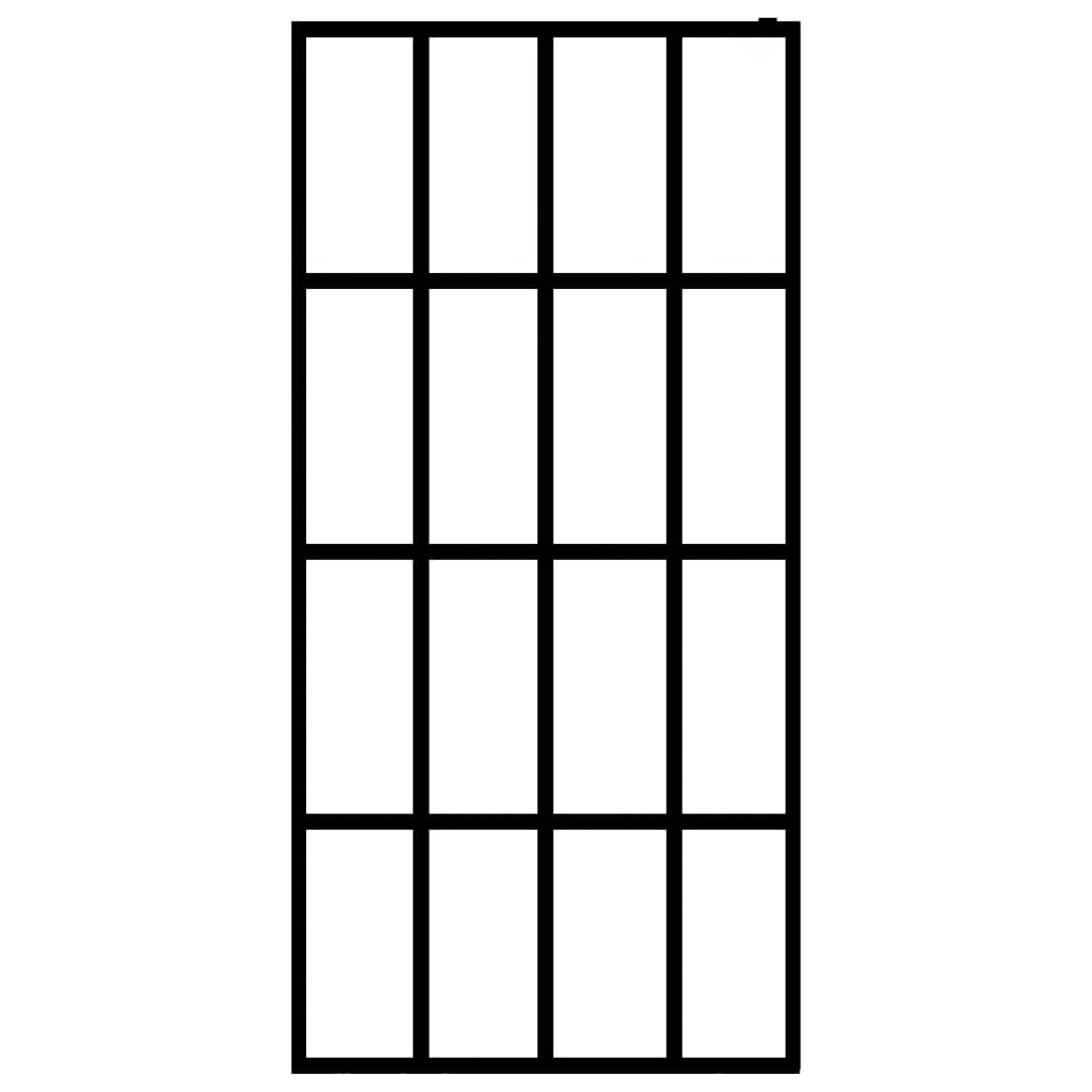 Vidaxl Walk -In Doccia parete 100x195 cm vetro temperato