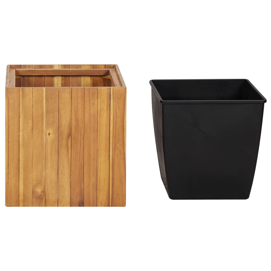 Vidaxl Planter Insertar 43.5x43.5x44 cm Acaciahout