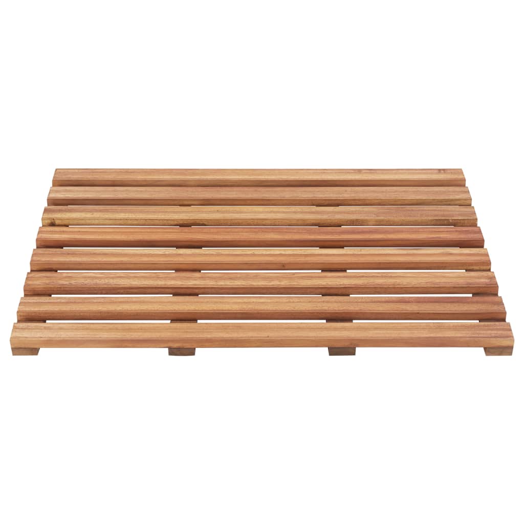 Vidaxl Bath Tappet 2 pezzi Acacia Solid Acacia 56x37 cm