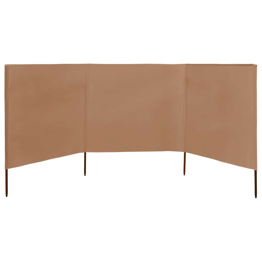 VIDAXL MODO DEL MODO 3 PANNELLI 400X80 CM TAUPE