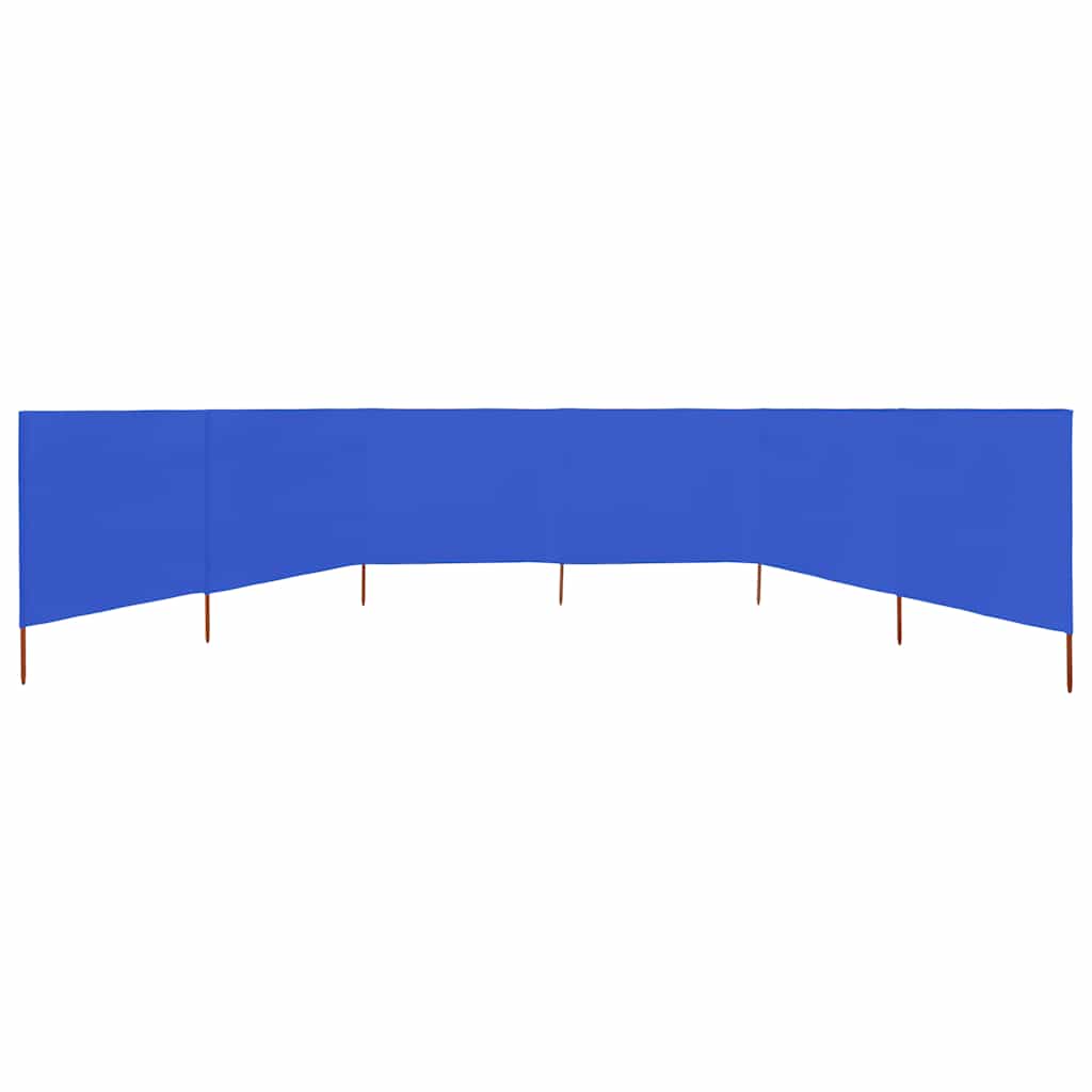 Parabrisas Vidaxl 6 paneles 800x80 cm tela azul azul