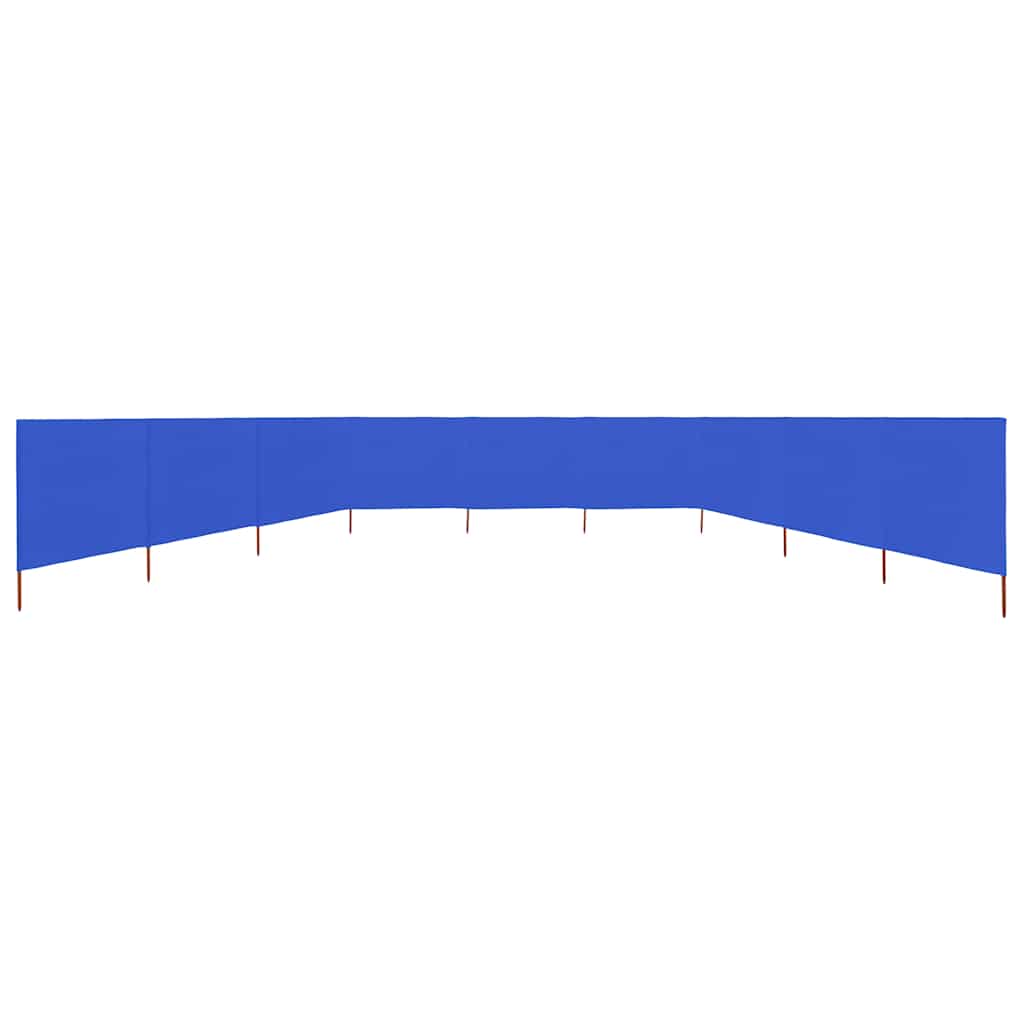 Parabrisas Vidaxl 9 paneles 1200x80 cm tela azul azul