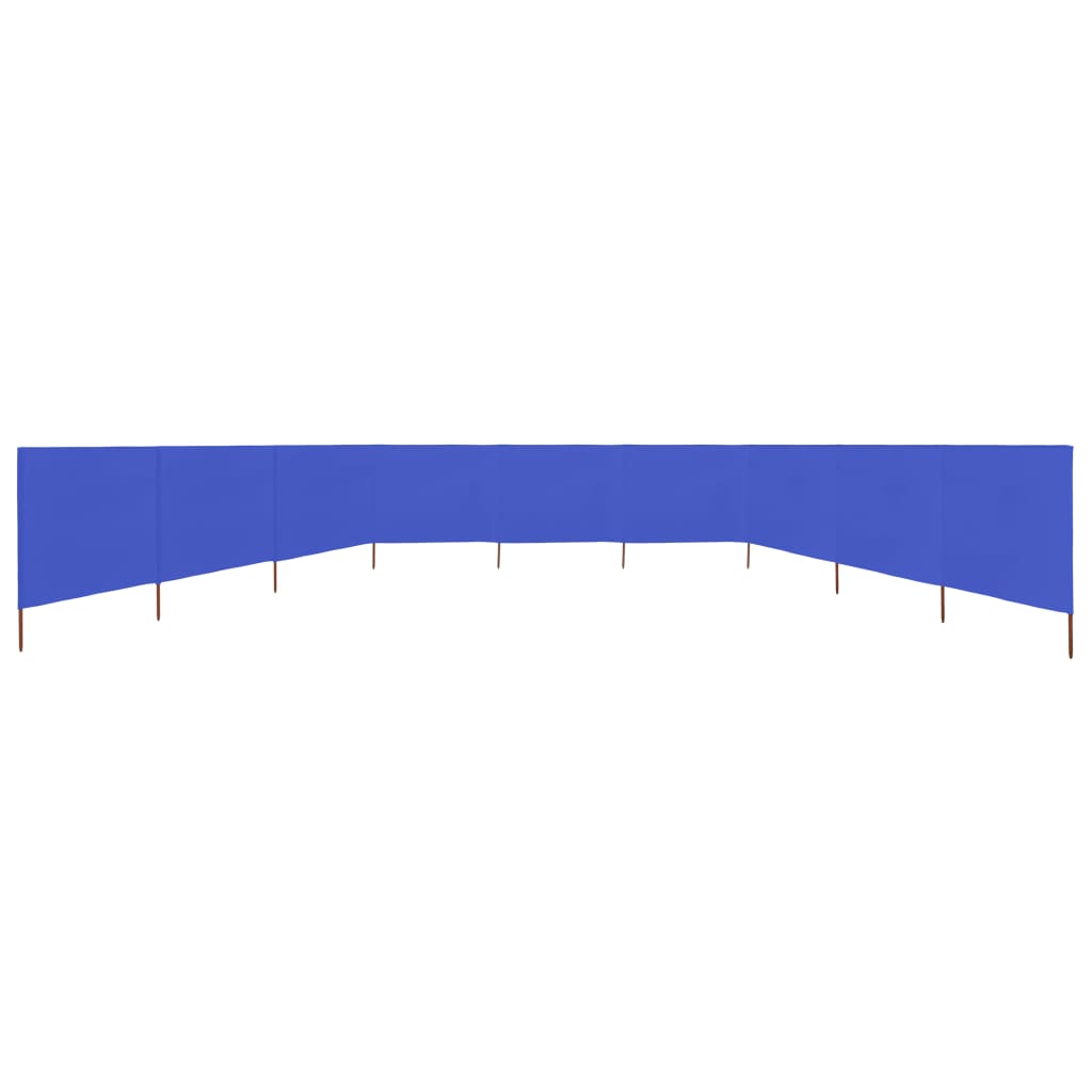 Parabrisas Vidaxl 9 paneles 1200x120 cm tela azul azul