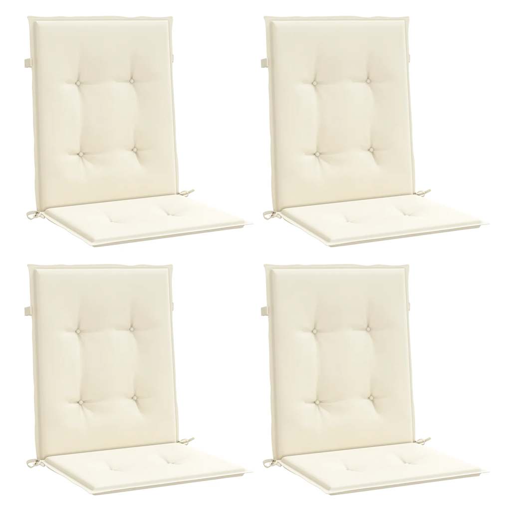 Vidaxl Garden Cushion Bassero da 4 PC 100x50x3 cm Tessuto Oxford Antracite