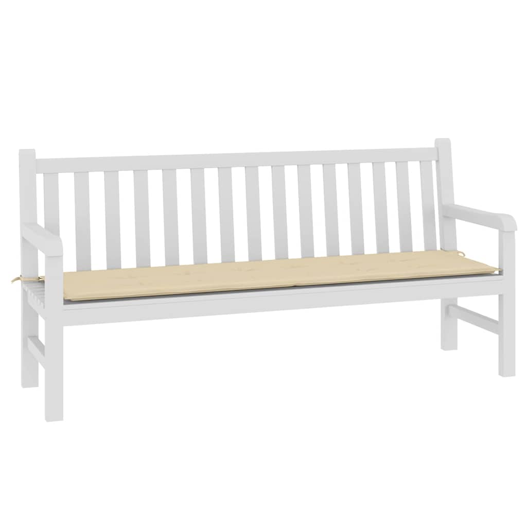 Vidaxl Garden Bench Cushion 180x50x3 CM Oxford Fabric beige