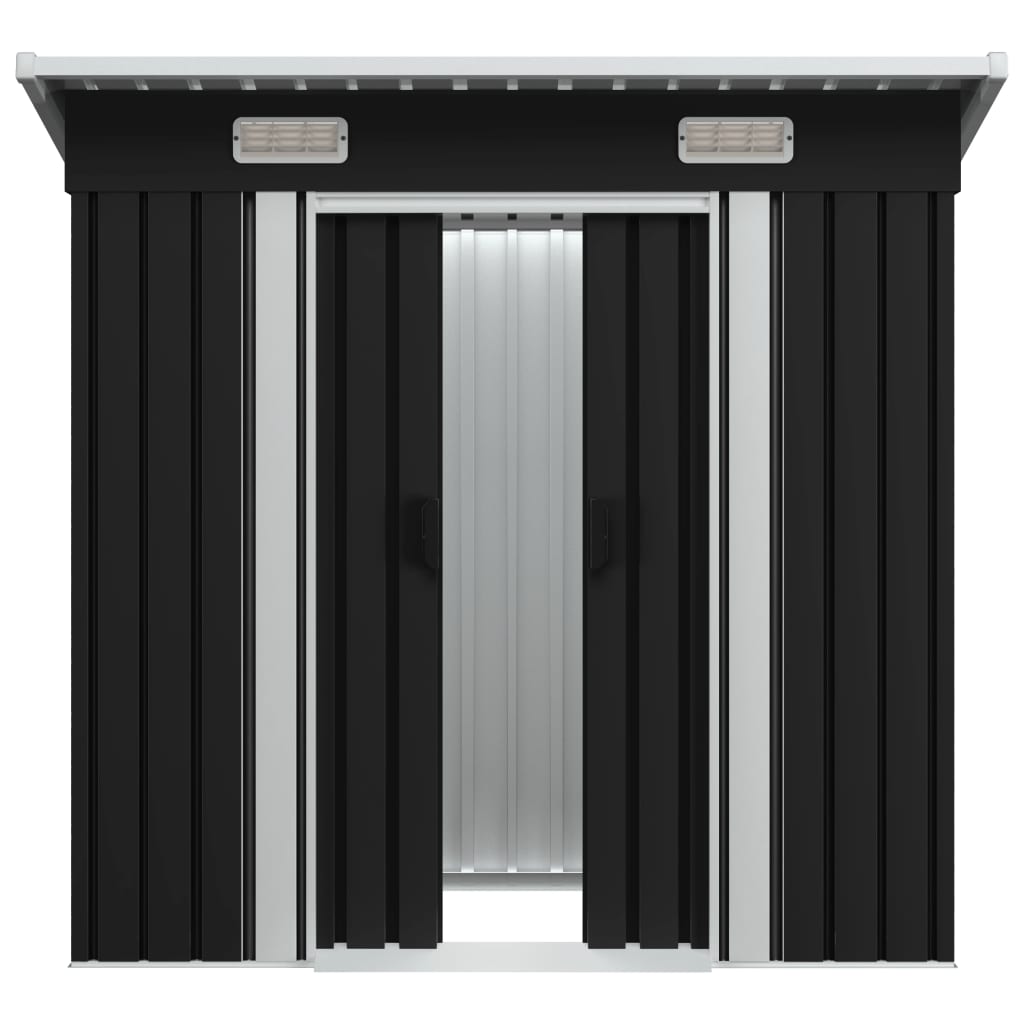 Vidaxl Garden Shed Steel Antracite