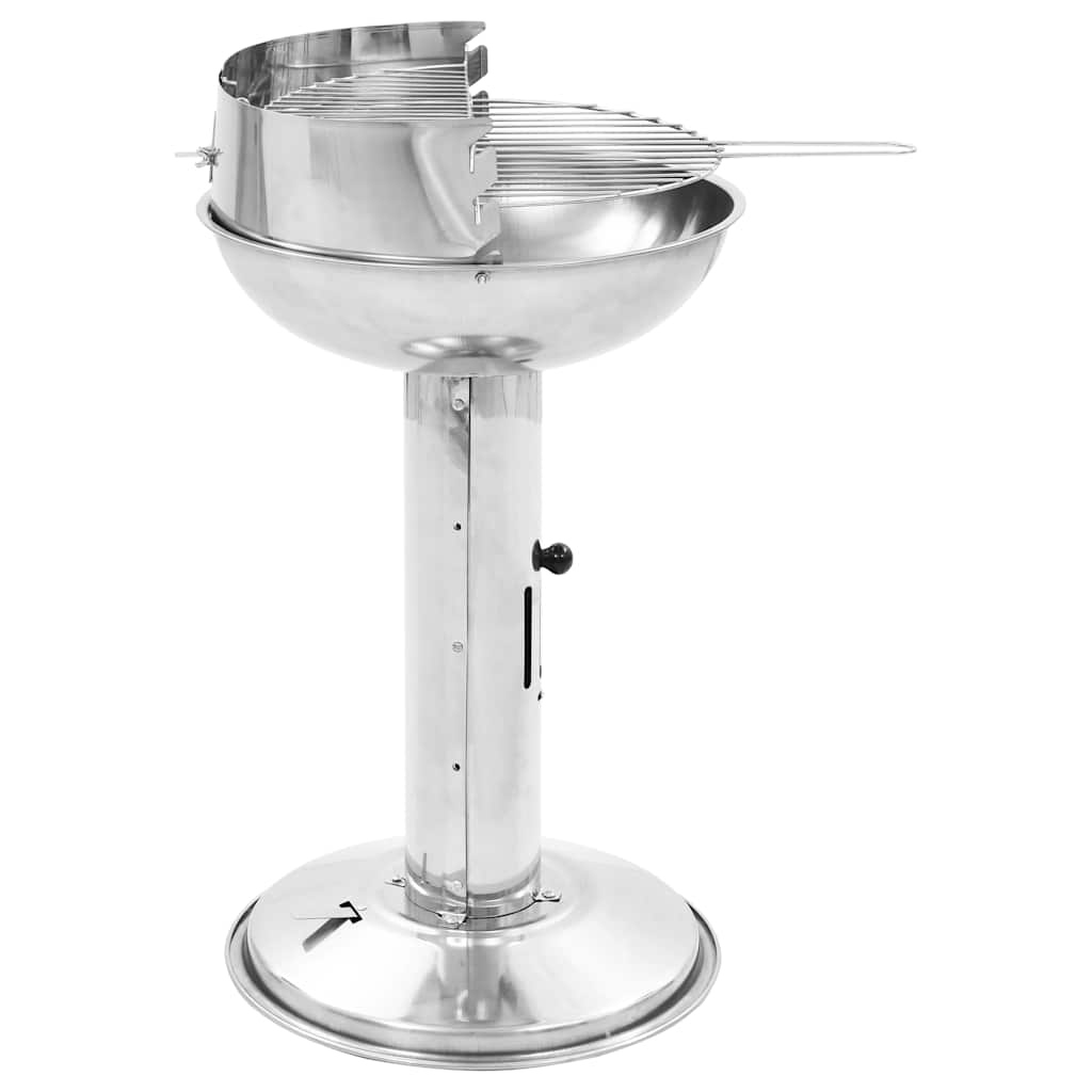 Vidaxl Barbecue Grill en acero inoxidable de carbón de pedestal