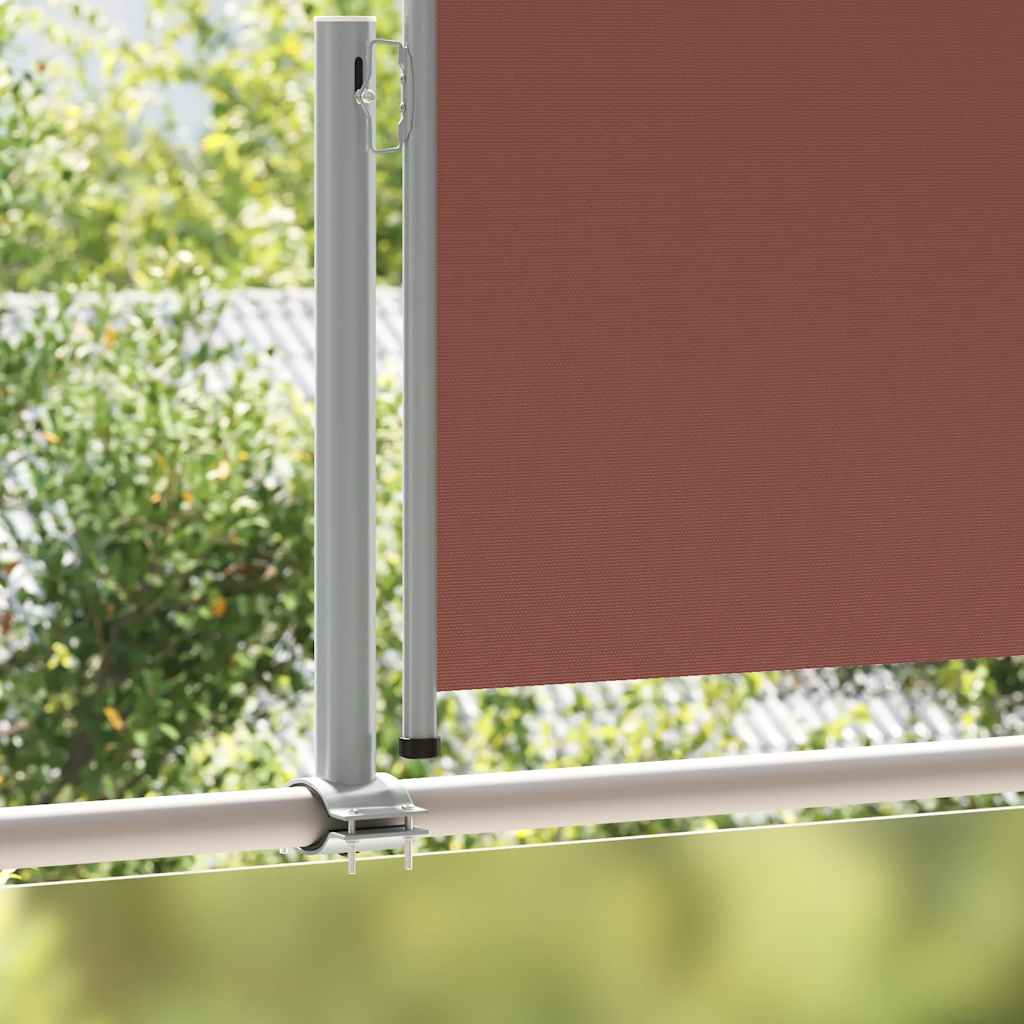 Vidaxx biombo de jardín extensible 120x300 cm marrón