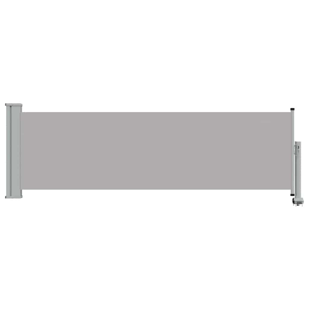 Pantalla de jardín Vidaxl extensible 80x300 cm de gris