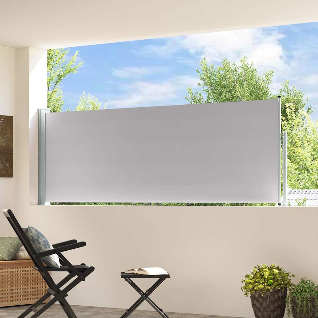 Vidaxl Garden Screen estendibile 100x300 cm grigio