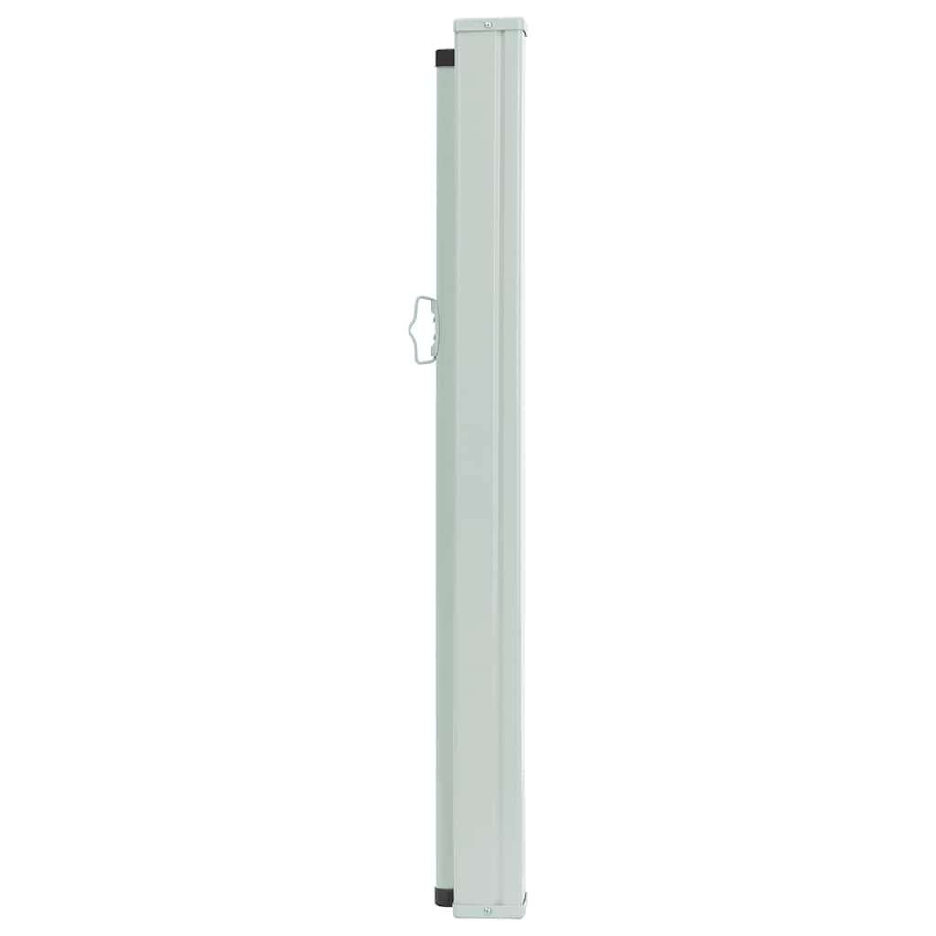 Pantalla de jardín Vidaxl extensible de 120x500 cm azul