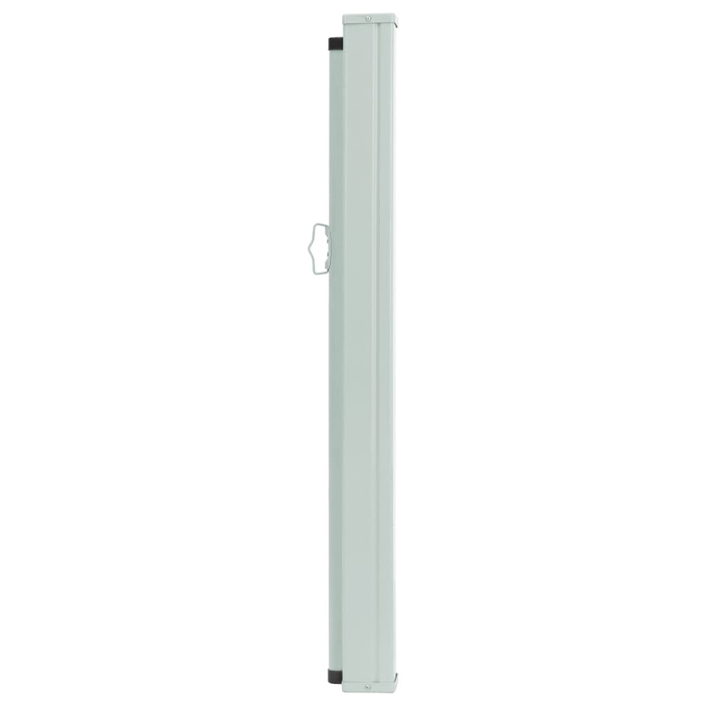 Pantalla de jardín Vidaxl extensible de 120x500 cm de gris