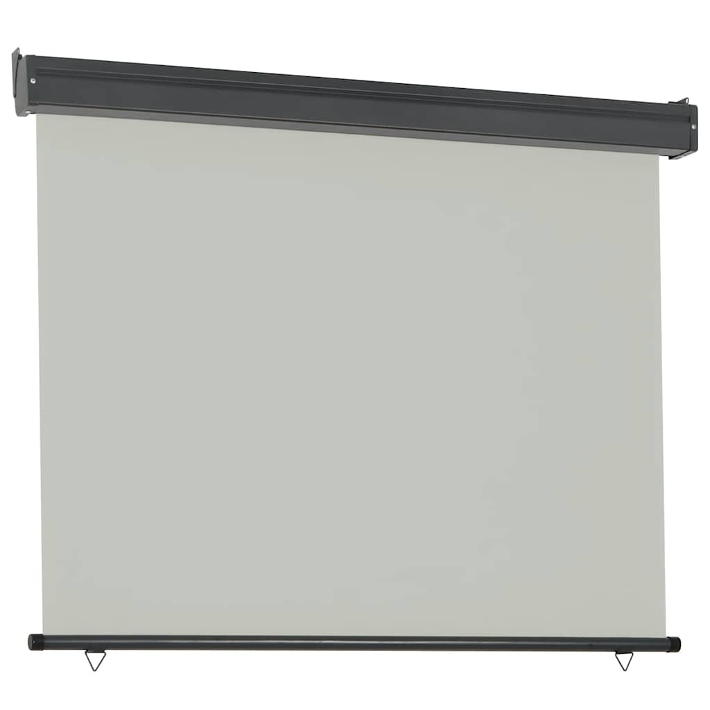 Pantalla de balcón Vidaxl 125x250 cm gris