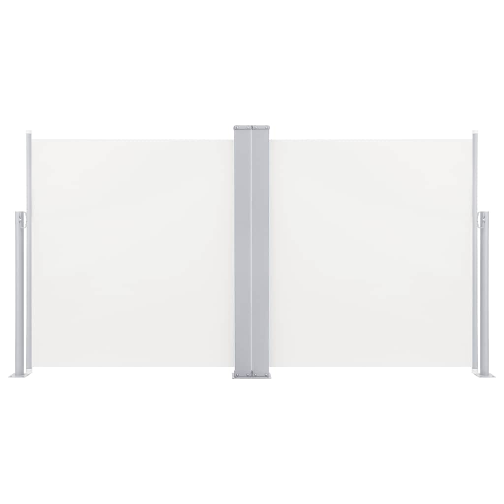 Vidaxl parabrezza estendibile da 120x600 cm crema