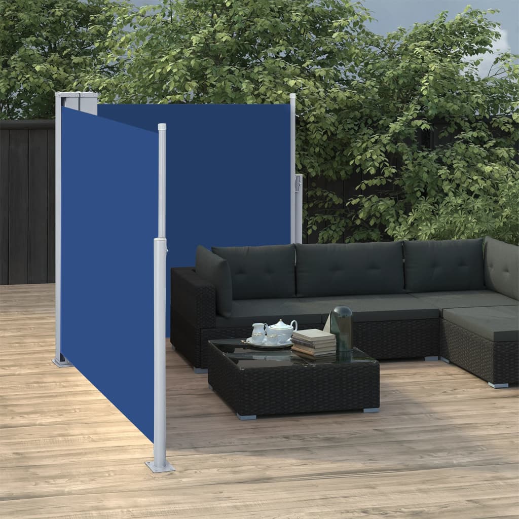 Parabrisas Vidaxl extensible 120x600 cm azul