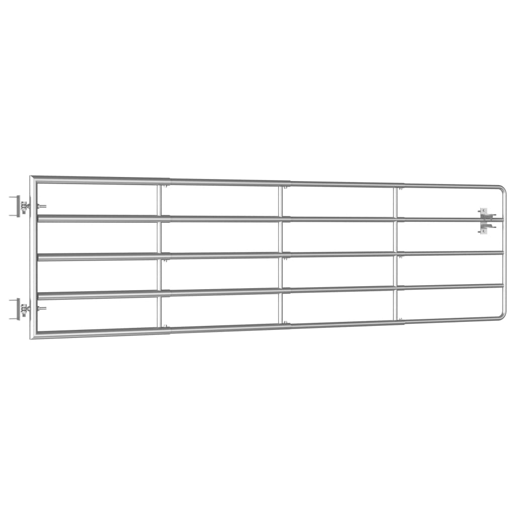 Porta Vidaxl con 5 aste (115-300) x90 cm colorato in argento