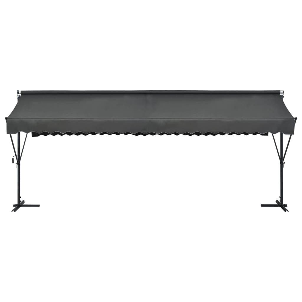 Vidaxl Luifel distaccato da 600x300 cm antracite