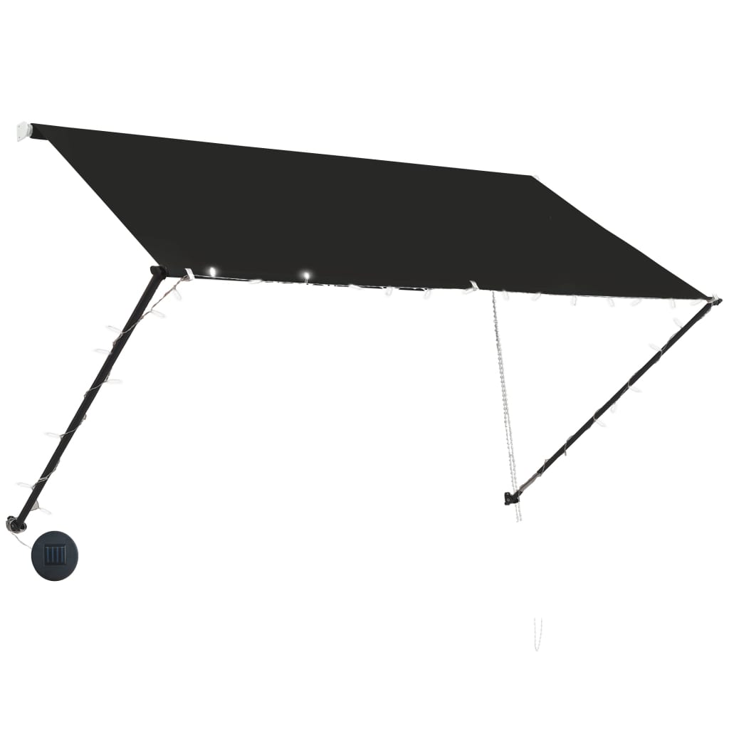 Vidaxl Luifel estendibile con LED 250x150 cm Antracite