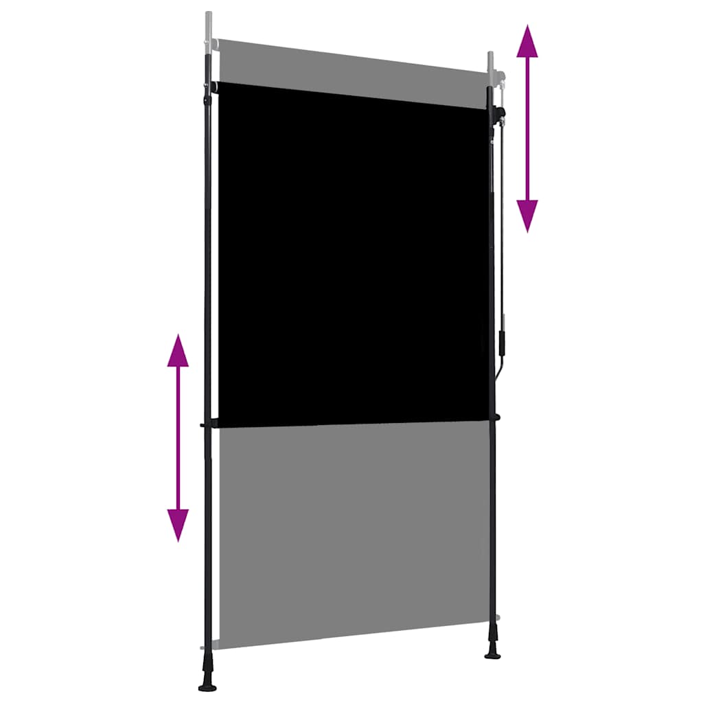Vidaxl Roller Blind per l'antracite da 120x270 cm esterno