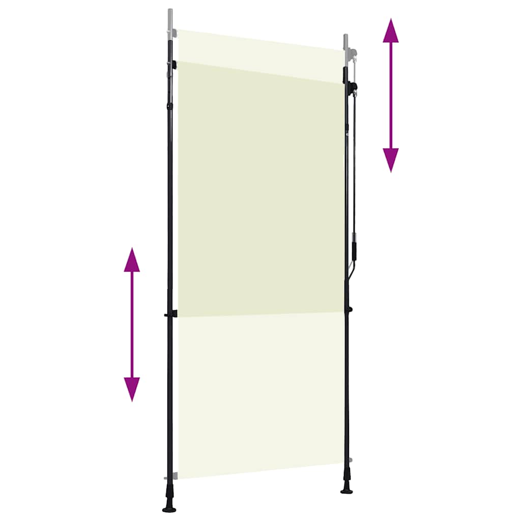 Vidaxl Roller Blind per una crema da 100x270 cm esterne