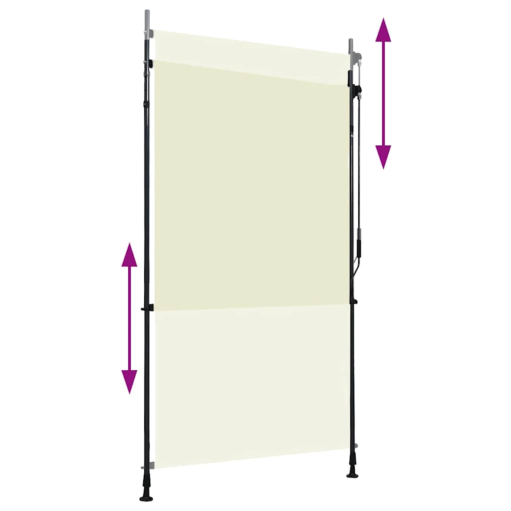 Vidaxl Roller Blind per una crema da 120x270 cm all'esterno