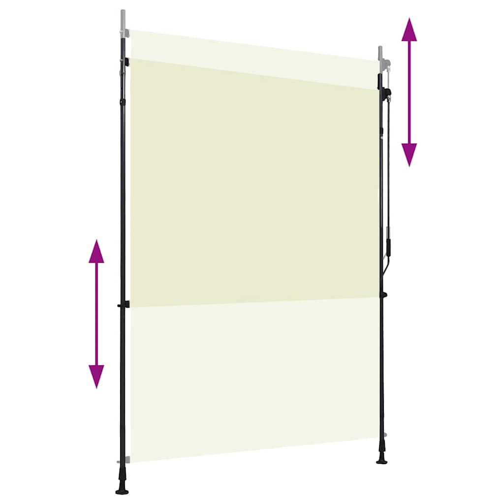Vidaxl Roller Blind para crema de 150x270 cm