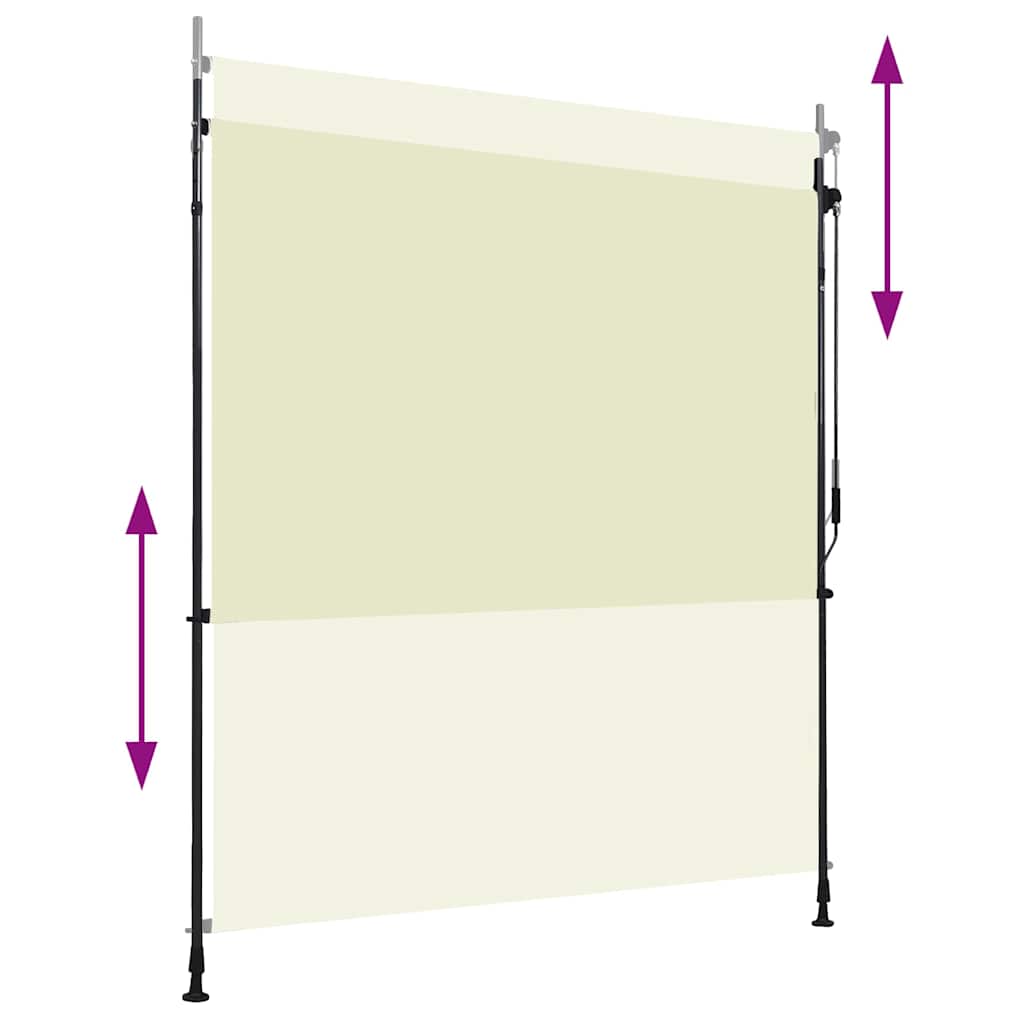 Vidaxl Roller Blind per la crema esterna 200x270 cm