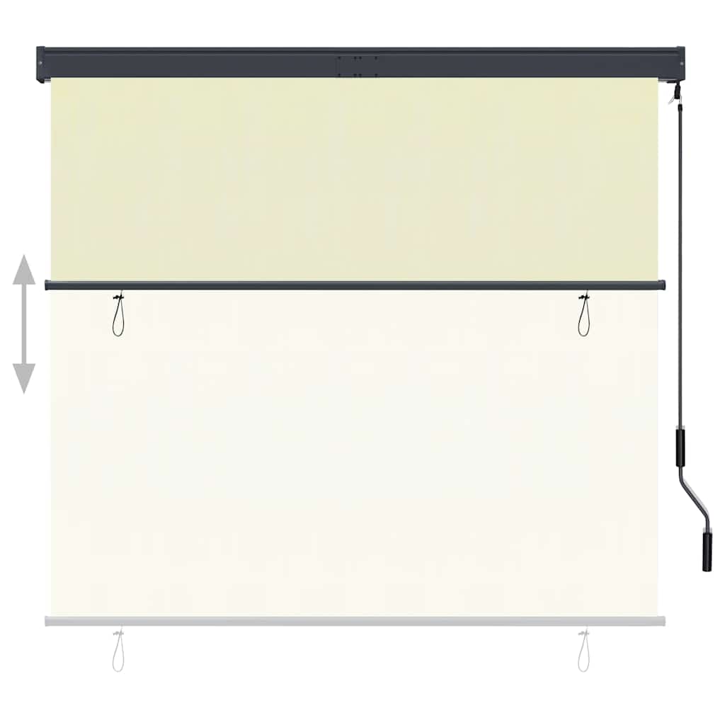 Tenda a rullo da esterno VidaXL 160x250 cm crema