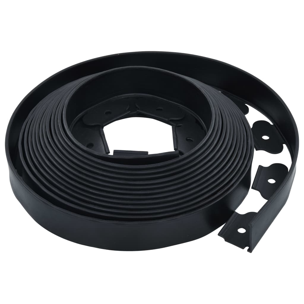 Vidaxl Gazonrand flexible con 30 pasadores 10 m 5 cm