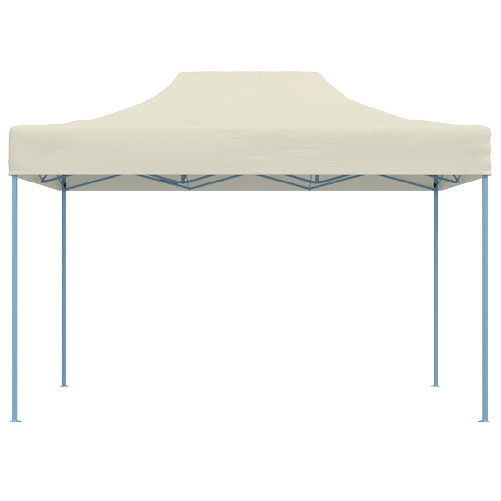 Vidaxl partytent inklapbaar 3x4 m staal crème