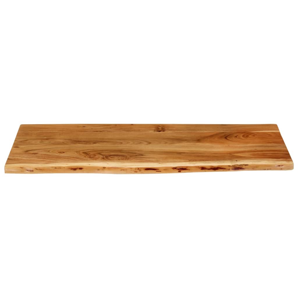 Hoja de Washbasin Vidaxl 114x52x2.5 cm Solid Acaciahout