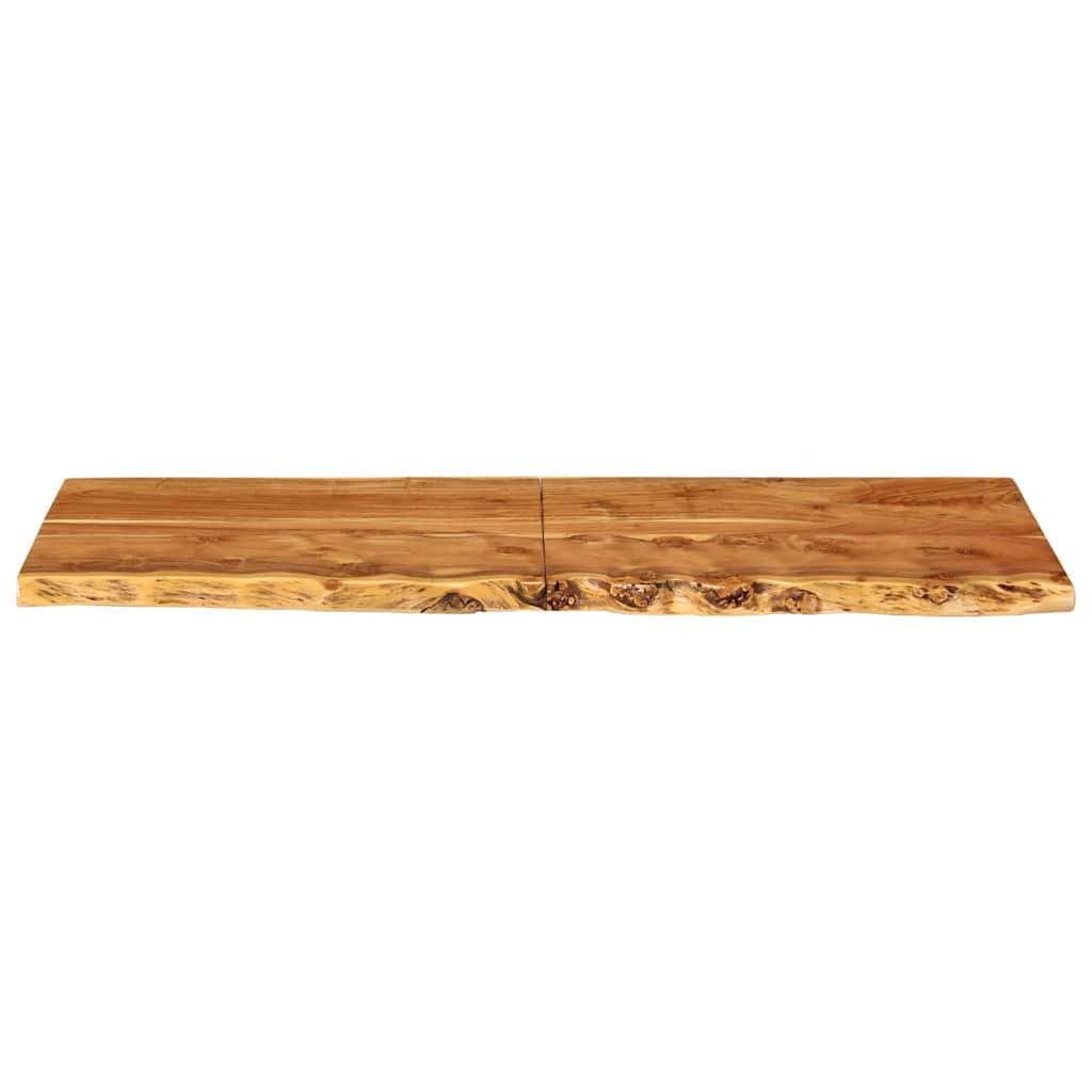 Hoja de Washbasin Vidaxl 140x52x3.8 cm Solid Acaciahout