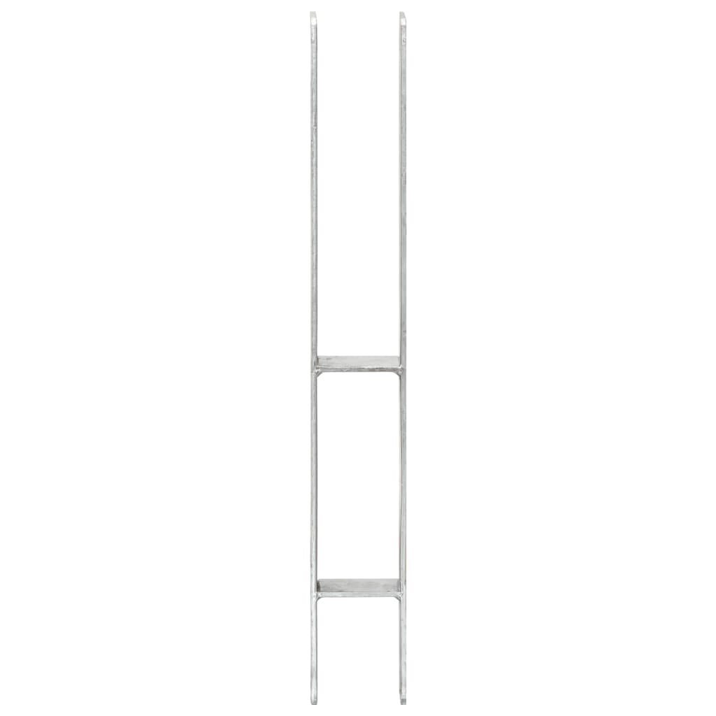 Vidaxl Anchors a terra 6 pezzi 7x6x60 cm in acciaio galvanizzato colorato