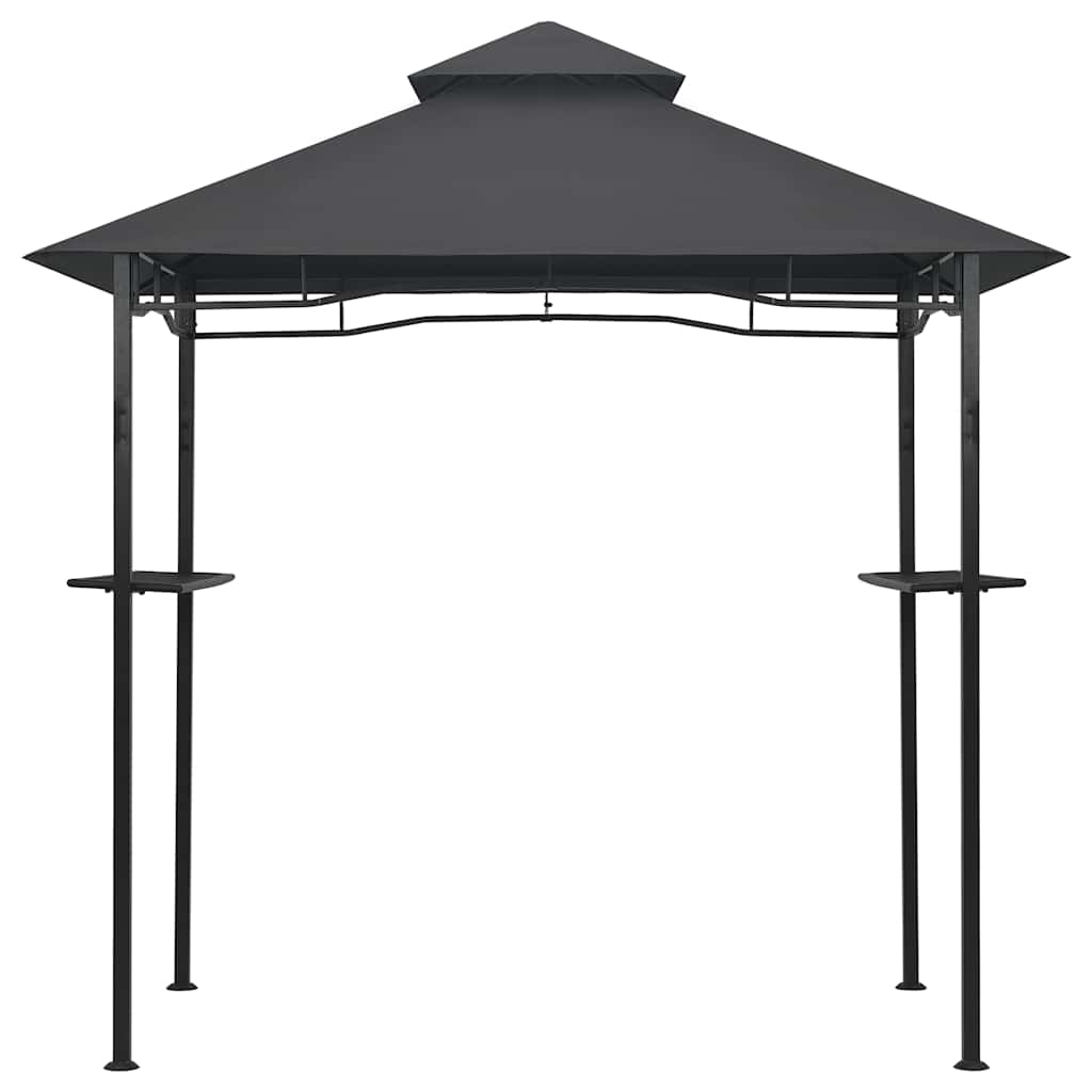 Vidaxl Barbecue Pavilion 240x150x255 cm Antracite in acciaio