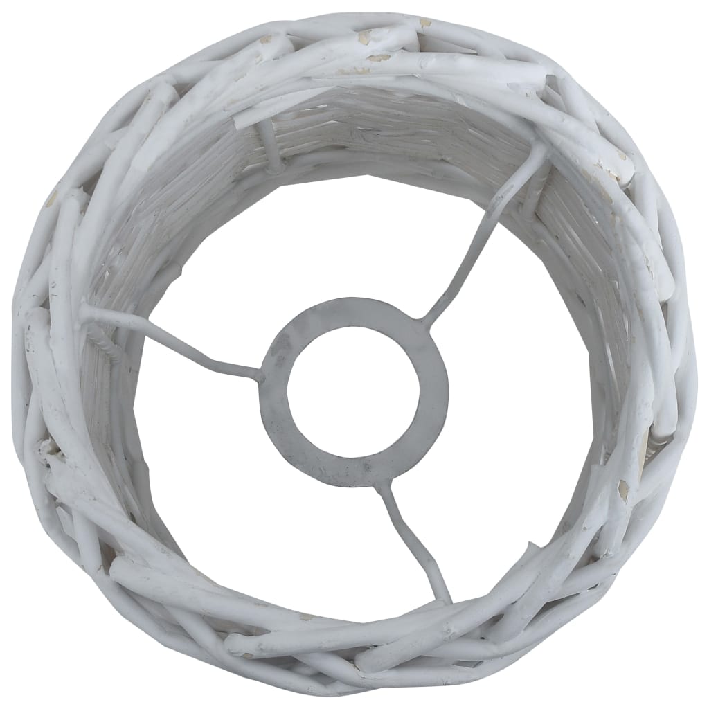 VidaXL pantalla 25x17 cm mimbre blanco